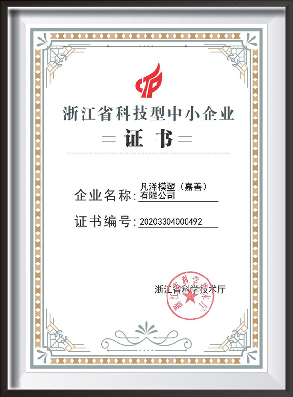 Certificat de IMM-uri Zhejiang Sci-Tech Certificat de IMM-uri Zhejiang Sci-Tech